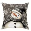 Christmas Decoration Pillowcase New Year Gift Christmas Tree Snowman Pillow Cover Home Room Decoration Sofa Cushion Cover