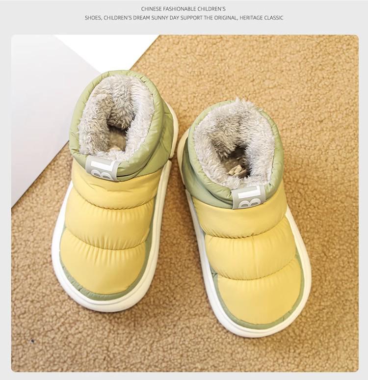 Pánské nepromokavé protiskluzové zimní sněhule s plyšovou podšívkou