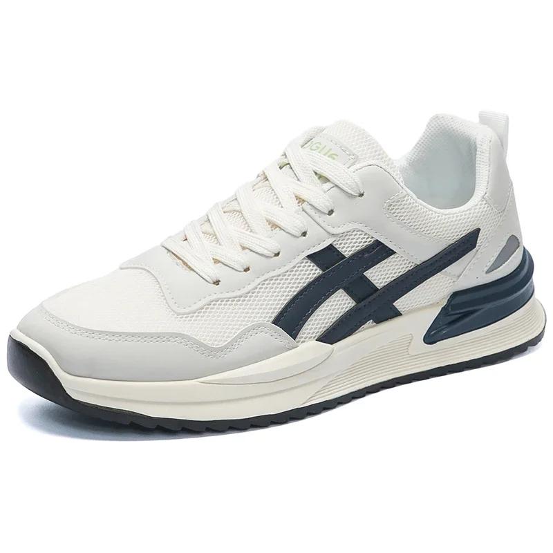 

Модная спортивная обувь унисекс обувь мужская легкая прогулочная обувь 39-44 новые кроссовки мужские повседневные дышащие сетчатые теннисные туфли мужские 39 синий