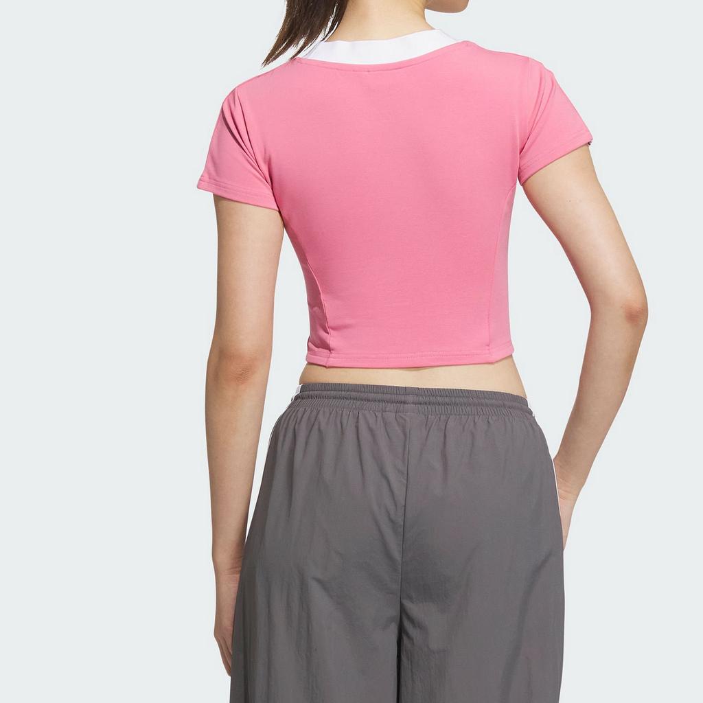 Adidas T Shirt Women's Light Rose Red JD1131