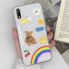 For Oppo Realme 3 V3 V5 X X2 X7 5 5i 6 6i 7 8 9 Pro Phone Case Beautiful Rainbow Astronaut Pattern Transparent Silicone Dustproof Shell For Oppo Cover