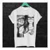 Lana Del Rey And Lady Gaga Vintage T Shirt White Tee Shirt White Unisex Tees Men Summer Short Sleeves T Shirt