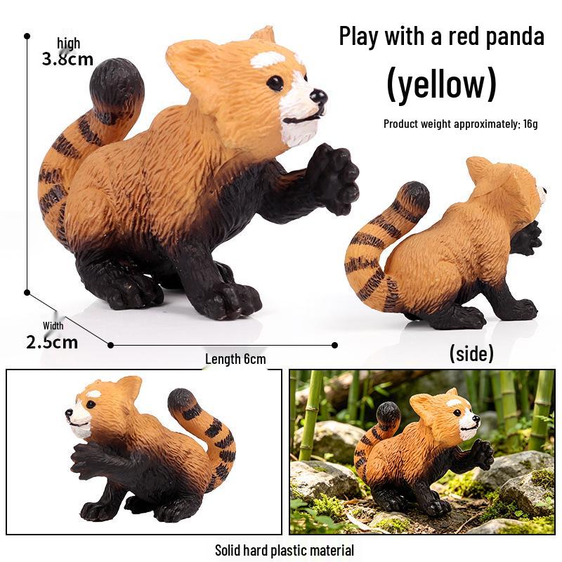 Realistic Animal Heart Model Toy: Lemur, Raccoon, Orangutan, Baboon