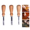 3pcs Three Sizes (4mm/6mm/8mm) Leather Edge Beveler Leathercraft Trimmer Leather Crafting