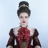 Decorative Jabot Collar Costume Accessory Neckpiece Lace Ruff Collar for Dramatic Outfit Formal Occasion Photography