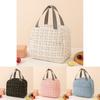 Polyester Small Fragrance Style Bento Bag With Thermal Insulation And Multiple Storage Functions