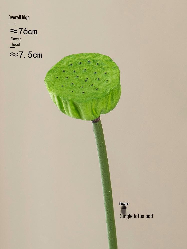 High-End PU Lotus Simulation: Chinese-Style Artificial Flower Decoration and Photo Prop for Living Room.
