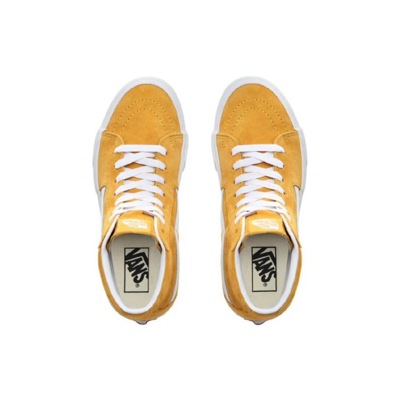 Vans In Pig Suede SK8 HI Mango Mojito Yellow Vans VN0A4BV6V77