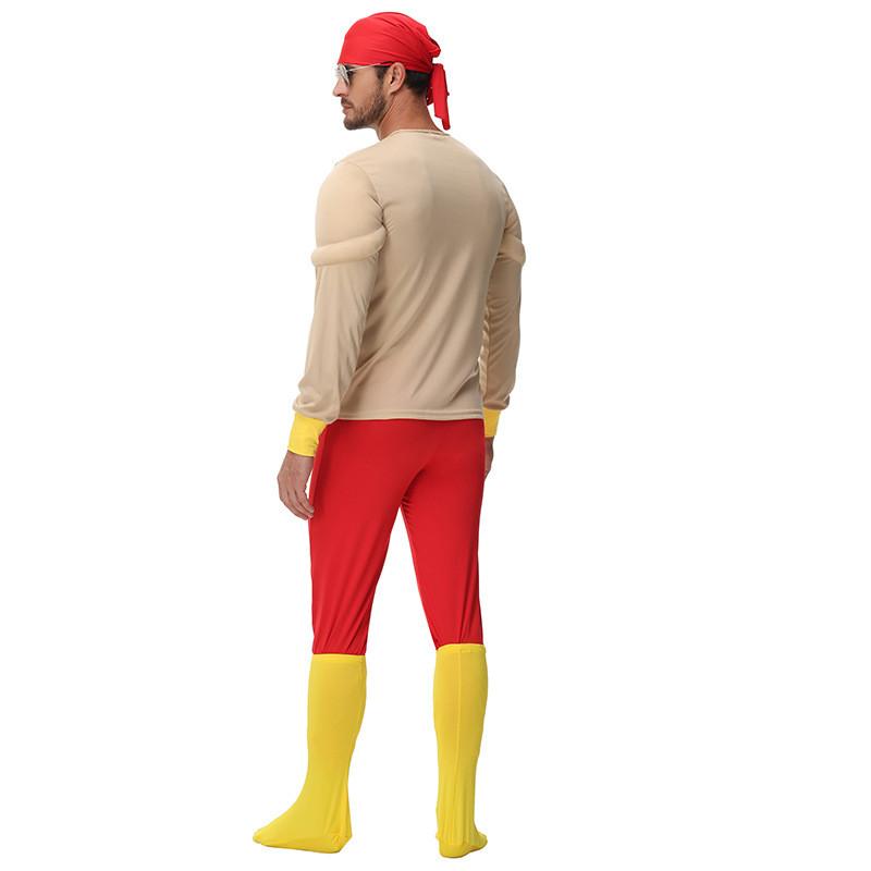 Halloween Costume With Polyester Fabric Funny Muscle Suit For Party Dress Up