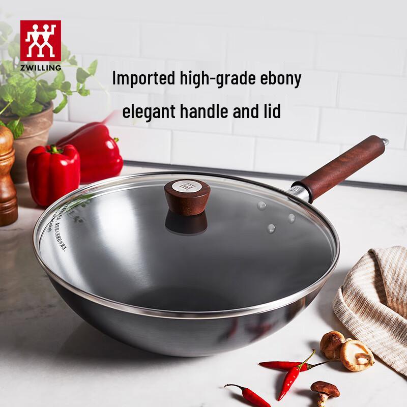 ZWILLING Dragon Flat-Bottom Iron Wok