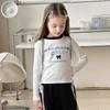 Girls' Long Sleeve Sweet Versatile T-Shirt