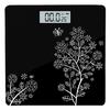 FitsureX Floral Digital Weighing Scale for Body Weight LED Display, 180 Kg Capacity | Weight Machine for Body Weight Analog | Weight Machine for Ho