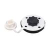 Kayak Track Mounting Base Round 8 Angle PC Material Easy Carry Wear Resistance Kayaking Accessories