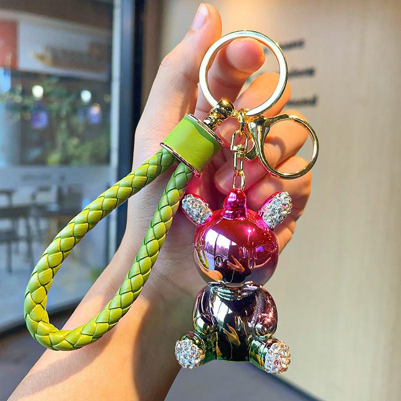 Unicorn Delightful Resin Keychain With Sparkly Rhinestones For Various Celebrations