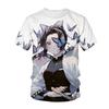 T-shirt Uomo Donna Anime Stampa 3D Streetwear Demon Slayer Kimetsu No Yaiba Harajuku Moda Tshirt Unisex Maglietta Top Abbigliamento