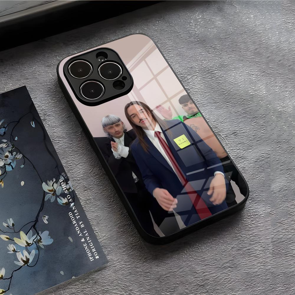 T-Tommy Cash Estonia Phone Case For IPhone 17 Air 16 E Pro Max 15 14 13 Mini 12 Pro 11 Max Plus Black Glass Cover