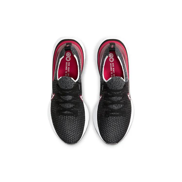 Nike React Infinity Run Flyknit 'Black University Red' (Unisex) Black / University Red / White Running Shoes CD4371 014