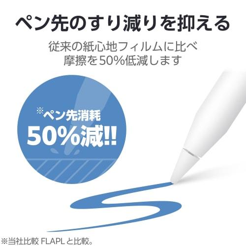 Elecom IPad Air 11 Inch (M2) 2024 Model Film Paper Texture Kent Paper Type Anti-reflection Anti-glare Easy To Apply Repositionable TB-A24MFLAPLL