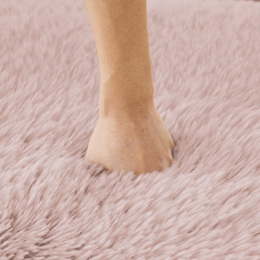 Aviana Ottoman Plush Fabric - Pink