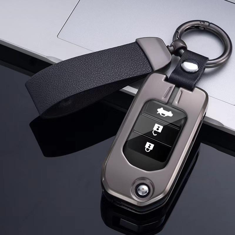 Alloy Zinc Car Remote Key Case Cover Shell For Honda CivicHRV CRV XRV CR-V Crider Odyssey Pilot Fit Accord Protector Accessories
