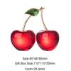Crystal Fruit Sculpture Art Home Desktop Bookshelf Decorative Ornament