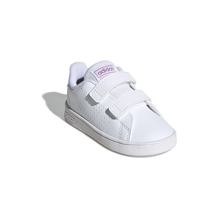 Adidas Neo Advantage Synthetic Leather Low-Top Sneakers Baby Sneakers White FY4626