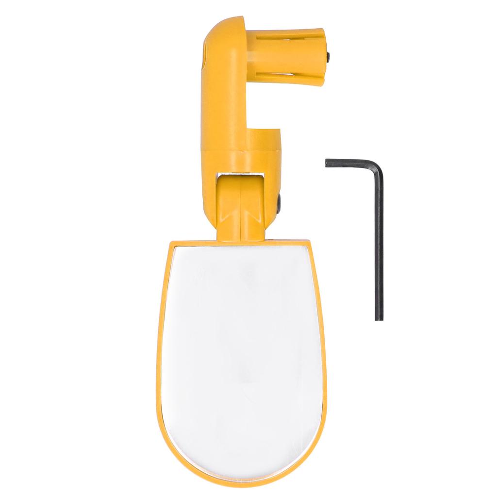 Bike Rearview Mirrors 360 Degree Rotatable Universal Bicycle Cycling Handlebar MirrorsYellow