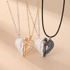 1 Pair Hug Couples Necklace Set Women Men Affectionate Hugging Pendant Love Snuggle Couple Matching Necklace Jewelry Anniversary Gift