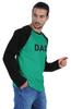 Inkmeso Raglan Full Sleeves Tshirt For Men Graphic   Dad     Tshirt For Father Of 3