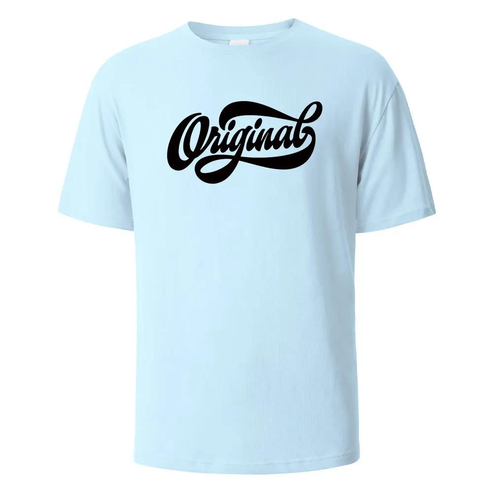 Wniginal Printing T-shirt For Wowen 100% Cotton Summer Comfortable Breathable Short-Sleeved Basic Tops O-neck Oversize Tees