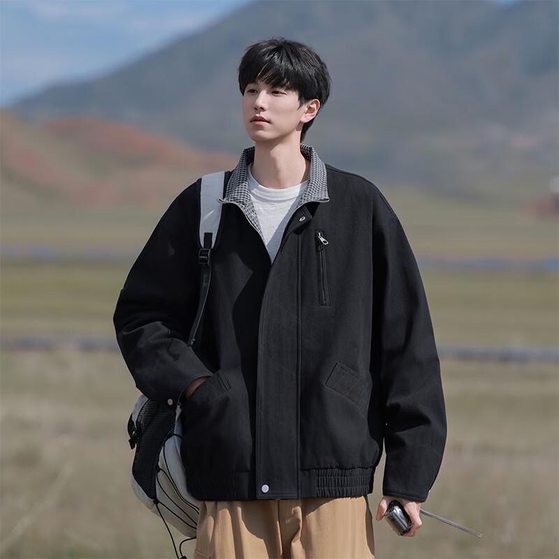 VUUG Men's American Retro Barn Style Flight Jacket