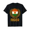 Emblem Of The Niger T Shirt Vintage Washed Stretched Streetwear Stylish Comfortable Designer Clothes Slightly Versatile Unisex