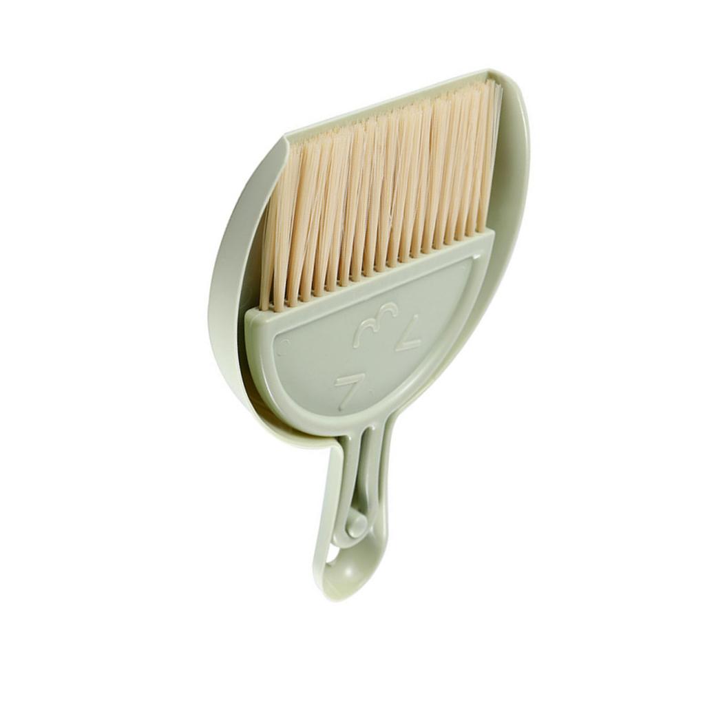 Mini Broom Dustpan Set Smile Face Plastic Handheld Efficient Cleaning Portable Tiny Brush Dustpan