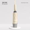 10-Rib 280T Pongee Automatic Three-Fold Inverted Umbrella with Silicone Strap Handle for Sun and Rain