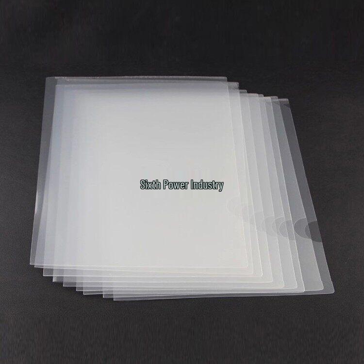 Прозрачный антистатический А4-протектор для документов L-образной формы, боковое открывание, пылезащитный, 14C