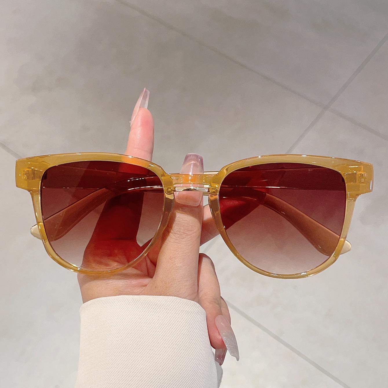 

Vintage Thin Frame Punk Sunglasses Women For Men Luxury Brand Designer Sun Glasses Popular Vintage Orange Classic Driving Shades
