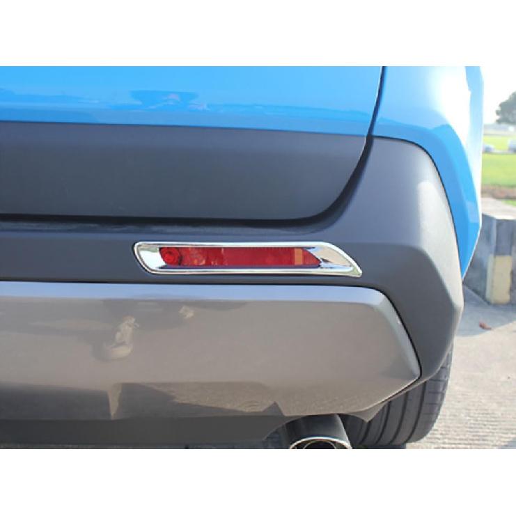 Car Accessories Fit for Toyota RAV4 2019-2024 ABS Exterior Rear Fog Light Lamp Cover Trims (Chrome) 2PCS