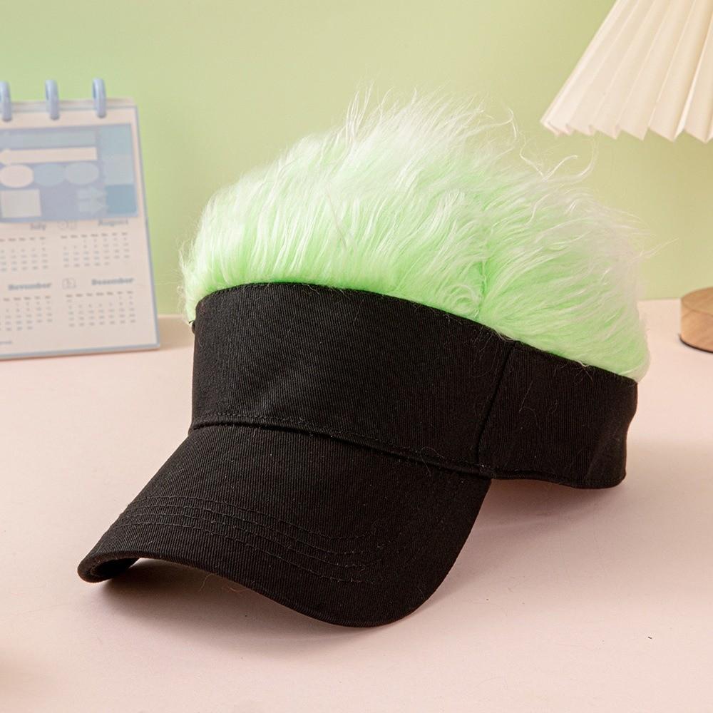 

UV Protection Wig Hat Lightweight Men s Sunshade Cap Sun Hat Hairpiece Baseball Cap Performance світло-зелений колір