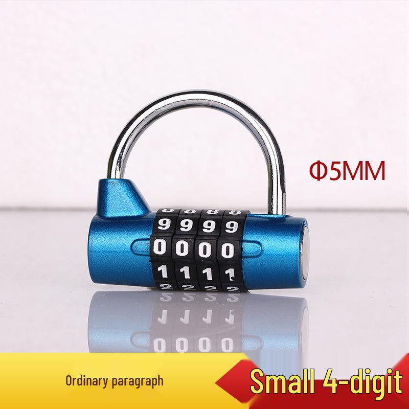 

4-Digit Gym Locker Combination Padlock - Escape Room Prop синий