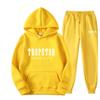 TRAPSTAR Print Womens Tracksuit Fleece Hoodie Set Loose Casual Streetwear