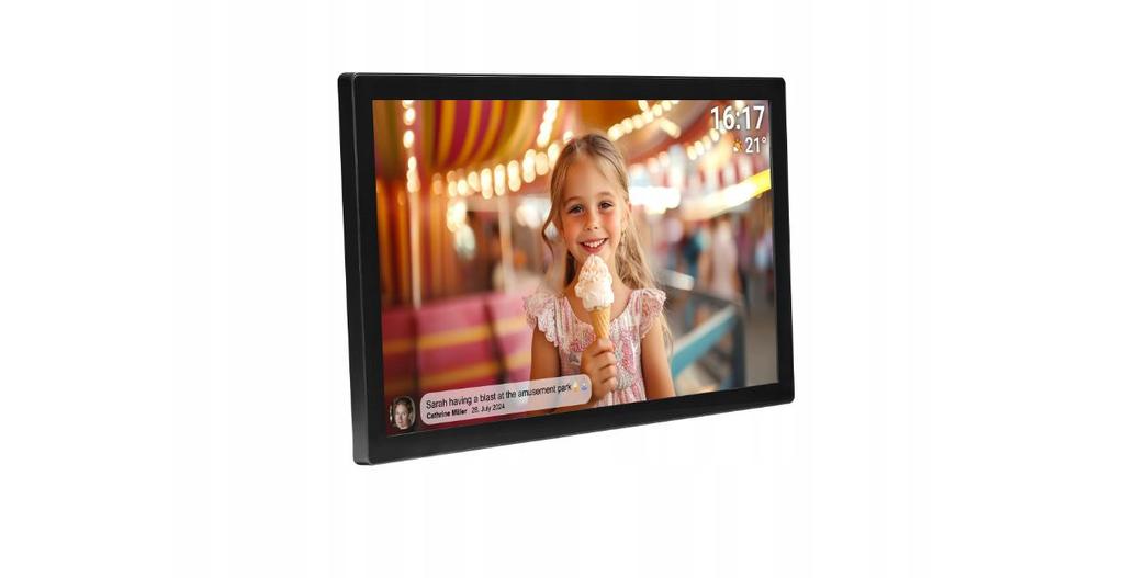 DENVER PFF-3260 Digitaler Bilderrahmen mit FRAMEO-Software 32" FULL HD, Denver