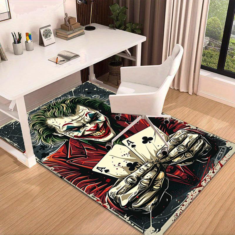 Cool clown Pattern Carpet, Chair Rug,Rug for Office Bedroom living rooms, Doormat decor Fan Gift Christmas Gift