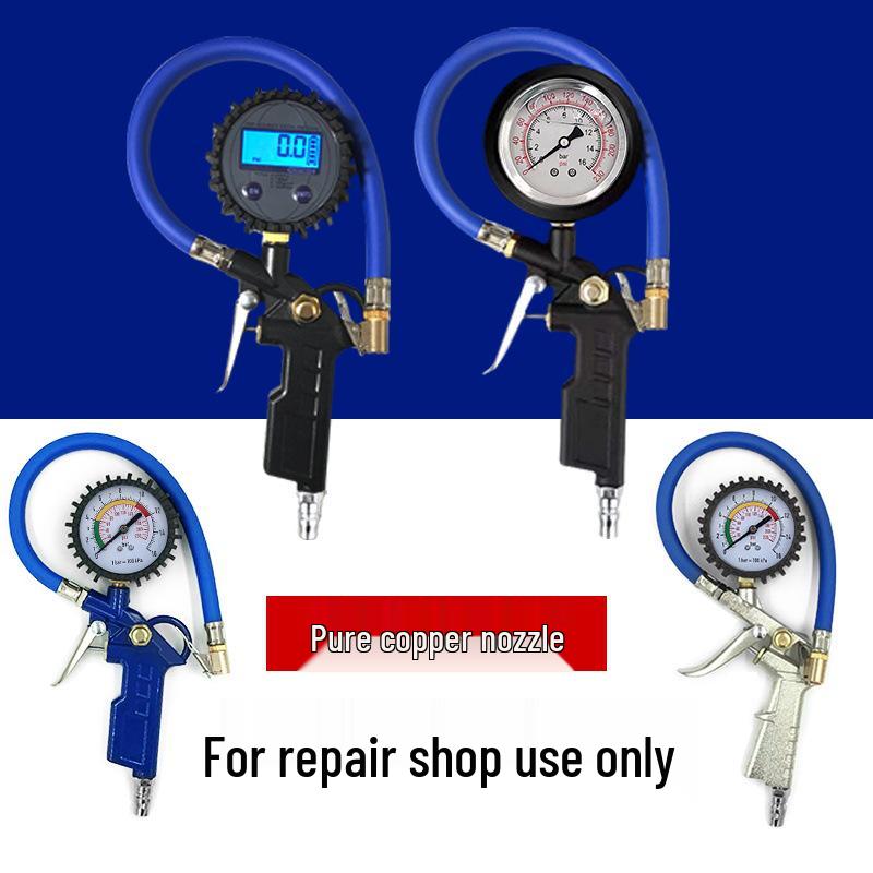 Digital Tire Pressure Gauge & Inflation Gun