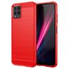 Carbon Fiber Texture TPU Case for T-Mobile Revvl 6x Pro 5G Revvl 6 T Phone Pro 5G Shockproof Protective Cover Funda Coque