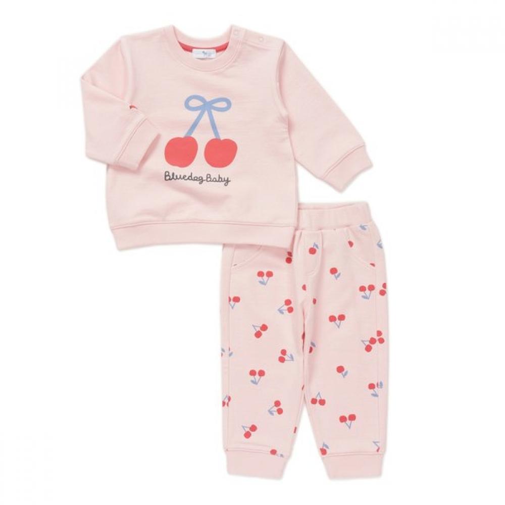 Bluedog Baby Cherry Set  46170 672 09 Pink/12 months (80)