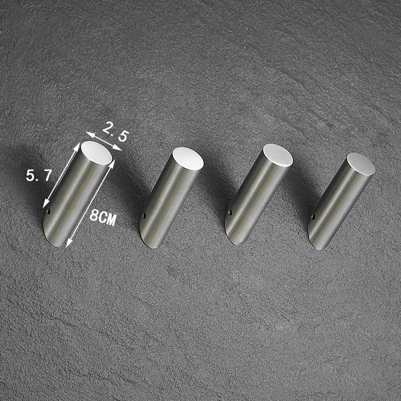 

4 шт. Крючок для полотенец из нержавеющей стали 304, матовое золото, настенный крючок для одежды, шляп, халатов, ключей, сумок, фурнитура для ванной комнаты