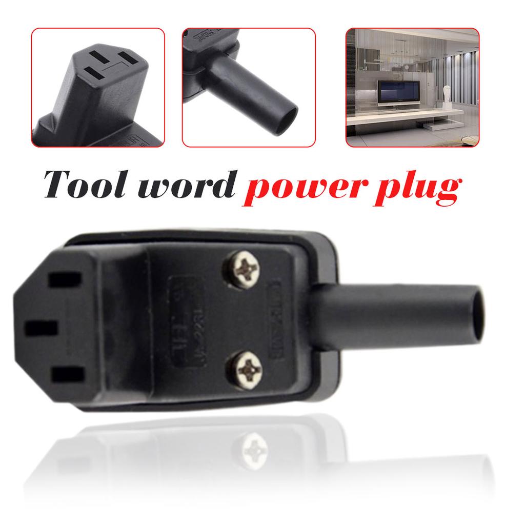 1шт 90 градусов угол IEC 320 C13 Женский штекер AC 10A 250V Кабель ...