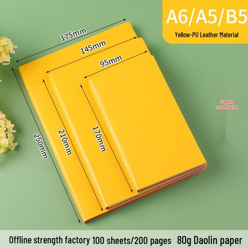 Custom Logo A5 Business Meeting Notebook - Personalized High-Value Gift