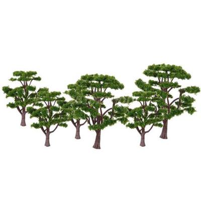 10pcs Green Tree Model Architecture Toy Tool Street Park Scenery Layout Decor