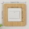 Resin Switch Protective Cover Anti-Dirty Light Switch Decoration  Home Living Room
